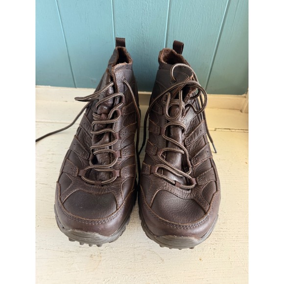 Merrell Moab Adventure Mid Waterproof Hiking Boots Brown Leather Mens 10 J992645 main image 4